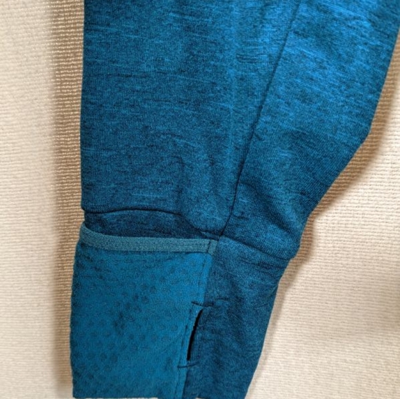 Nike Running Women's Cropped Style Sweatshirt Teal Color Size Medium - Picture 6 of 12